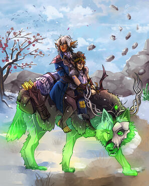 Peinture avec tracés